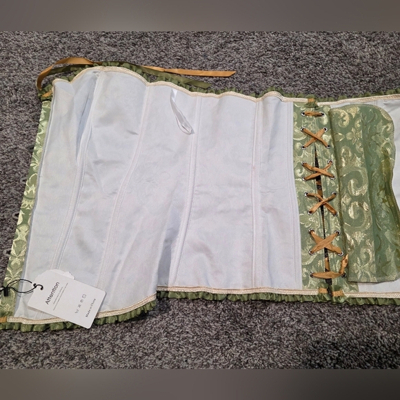 Overbust Corset Floral Design Size 4xl - Picture 6 of 9